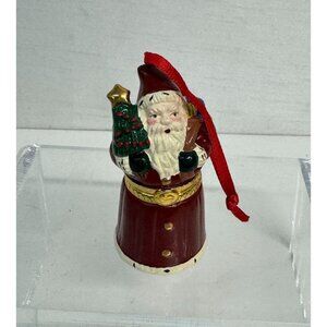Hallmark 1998 Trinket box  Santa